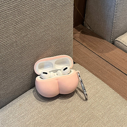 Funny Peach AirPods 4 Case