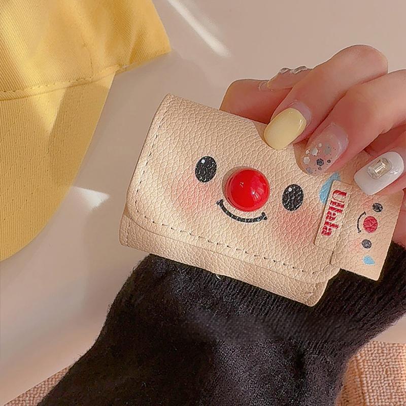 Creamy Cute Leather AirPods Case with Adorable Charm