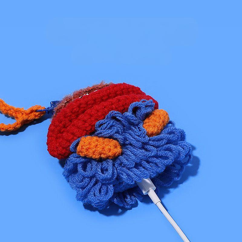 Handmade knitted Plush AirPods Case